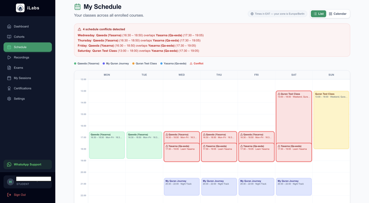 Smart schedule